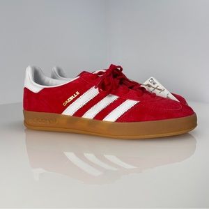 Adidas Gazelle Indoor Scarlet Red Sneaker Mens 7.5 / Womens 8.5 H06261